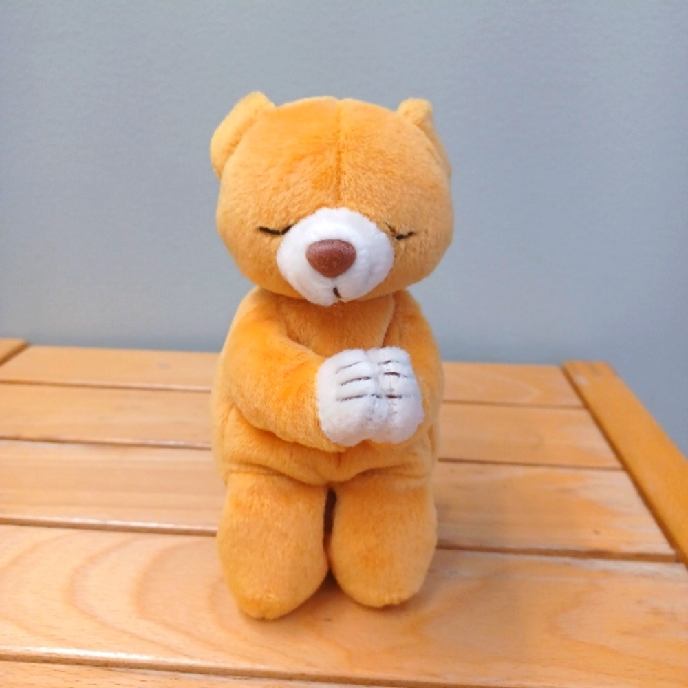 •Ty Beanie Baby Teddy Bear - Hope the Praying Bear Plush